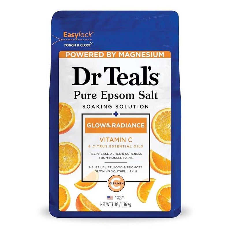 Dr. Teal's 닥터 틸의 순수 엡섬 마그네슘 소금 흡수, 광채