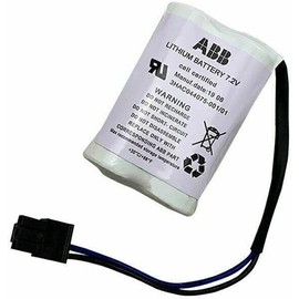 zoyfayl 3HAC044075-001/01 7.2V SMB Battery for ABB Robot CPU SMB (1 Pack 3HAC044075-001/01 Battery)