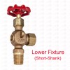 DUCO® 1/2" BRONZE WATER GAUGE VALVE SET w/BALL CHECK FOR