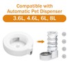 8 Packs Replacement Filter for 3.6L/4.6L/6L/8L Automatic Pet Waterer Dispenser,