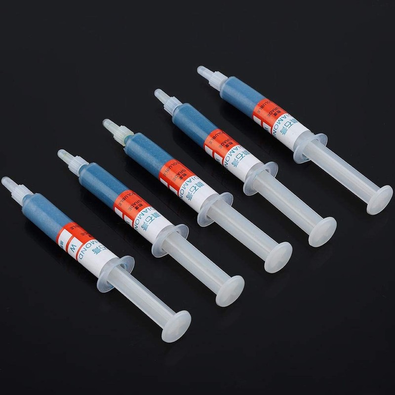 5 x diamond grinding polishing paste W5#2000 for fine grinding