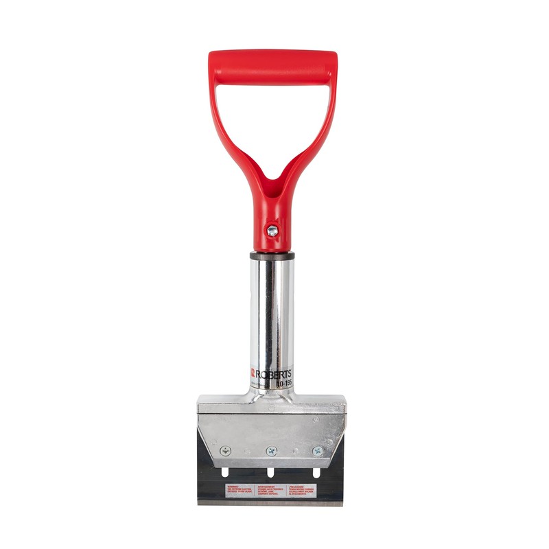 Roberts Floor Scraper,Stiff,6",Carbon Steel 10-195 - 1 Each