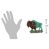 The Bridge Collection Turquoise Inspired Buffalo Figurine - Western Decor