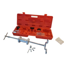 Professional EZ Travel Collection 13 Piece Slide Hammer Bearing Race Remover, Dent Puller and Axle Pull Set (Commercial Grade)