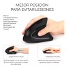 Ele-Gate Mouse Ergonomico Inalambrico 2.4 Ghz 10 Metros De Alcance