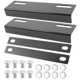 Yudylg Coupler Kit for Ruffland Kennel – Gen 2 Only, Top Brackets & Bottom Braces with 8 Mounting Bolts & Washers, Universal ,Medium to X‑Large Dog Kennel
