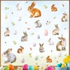 Easter Wall Decals Easter Bunny Window Decals Removable Rabbit Wall