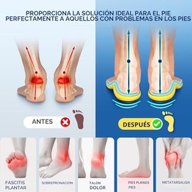 Plantillas para alivio de fascitis plantar para hombres de más de 240 libras, insertos de zapatos PORON cómodos para mujeres, insertos de soporte de a