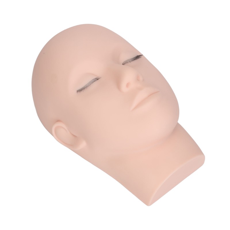 Eyelash Mannequin Head 3 Layers High Density Lash Extension Makeup