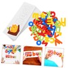 FELTECHELECTR 1 Set Alphabet Spelling Game of Wooden Puzzle Letter