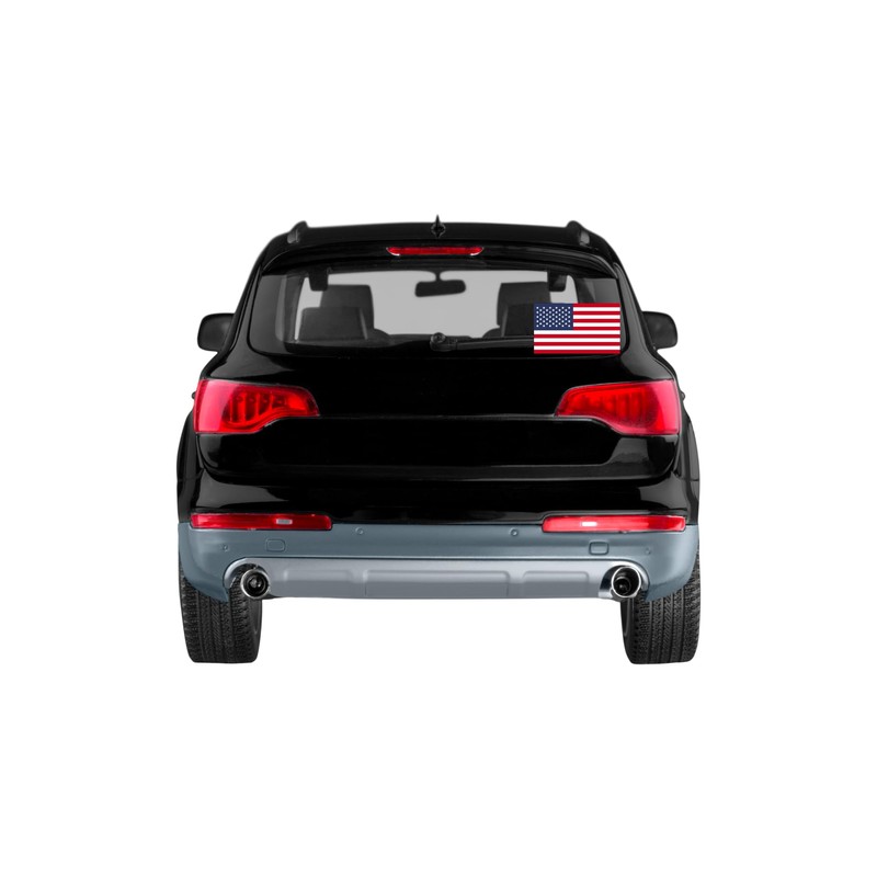 USA Flag Vinyl Sticker, 7 inches by 3.8 inches