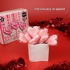 Sweetzo Swirl Lollipops, Individually Wrapped Suckers, Birthday Party Candy, Strawberry