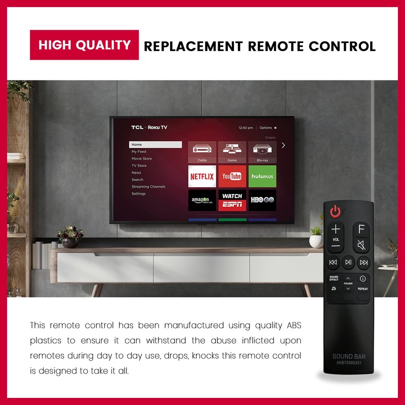 New Remote Control AKB75595301 For LG Dolby Atmos Sound Bar