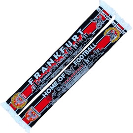 Generisch Frankfurt Scarf Skyline/Stadium (Knitted Scarf), red