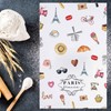 MYSOMY Paris Kitchen Towels Paris Kitchen Decor Paris Dish Towels