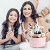 Top-spring 360° Rotating Makeup Organiser, Spinning Makeup Brush Holder with