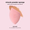 REAL TECHNIQUES, Esponja Miracle Powder, para Maquillaje en Polvo, Aplicacin