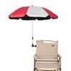 GRANDMEI Chair Umbrella with Clamp,46 inches UPF 50+ Clip on