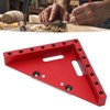 Right Angle Clamp Positioning Square 45° 90° Aluminium Alloy Clear
