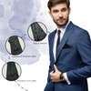 FNA FASHIONS Black Shiny Satin Neck Tie – Classic Solid