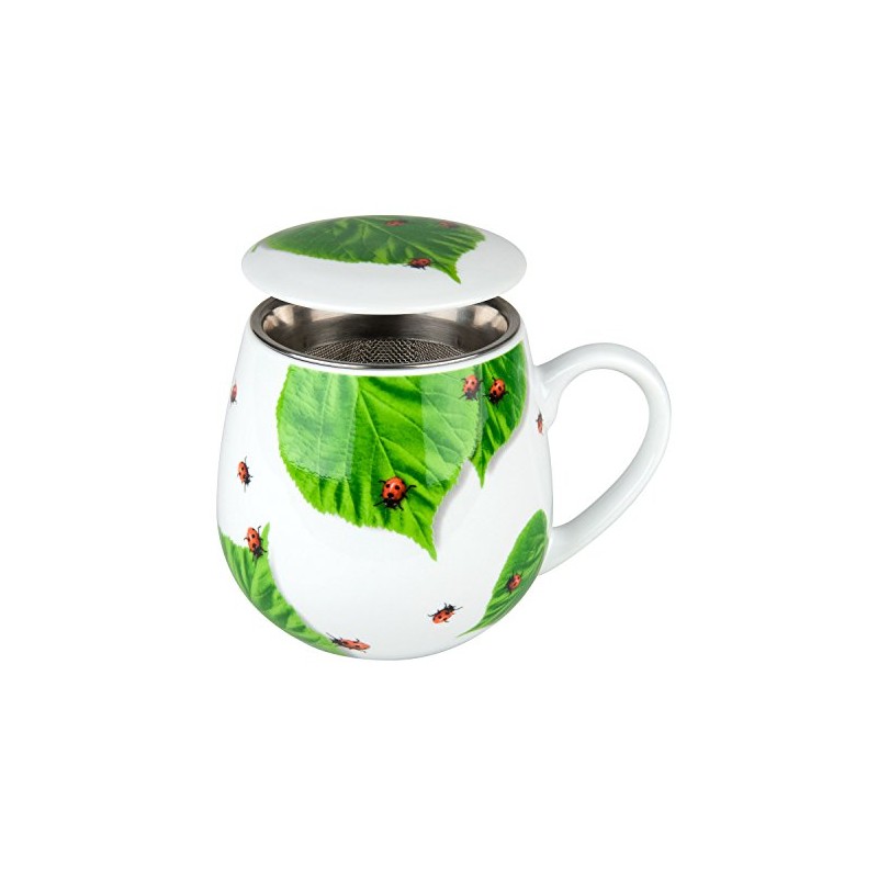 Tea for you - Ladybird on Leaves