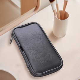 Harilla Kosmetikbeutel Make -up Pinselkoffer Organizer Beutel Tragbares Make -up -Handtaschen -Reisemaschine Pinselhalter für Lidschattenbürsten Frauen, Schwarz