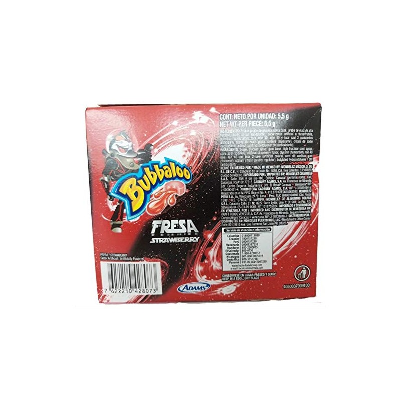 Bubbaloo Strawberry by Bubbaloo