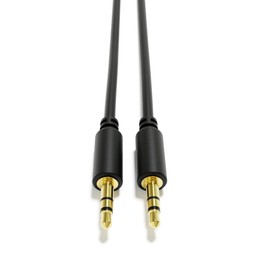 ExcelValley - Audio AUX Extension Cables Leads - Stereo Mini Jack TRS 3.5mm 1/8" [Gold Plated | Male to Male | 120 cm - 47.24"]