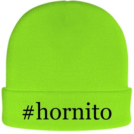 #Hornito - Hashtag Soft Adult Beanie Cap, Neon Green, One Size