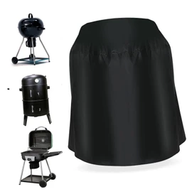 Kisangel BBQ Grill Cover Durable Outdoor Barbecue Protector for Round Fire Pits and Grills Weather Resistant Versatile Use Easy to Clean
