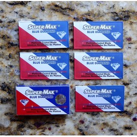 Super-Max 5 Super-Max Blue Diamond Platinum Double Edge Razor Blades