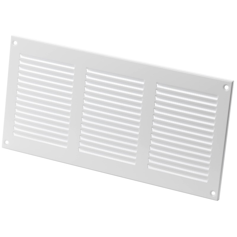 LIRAST 10x4 Vent Cover with Built-in Screen - White Return