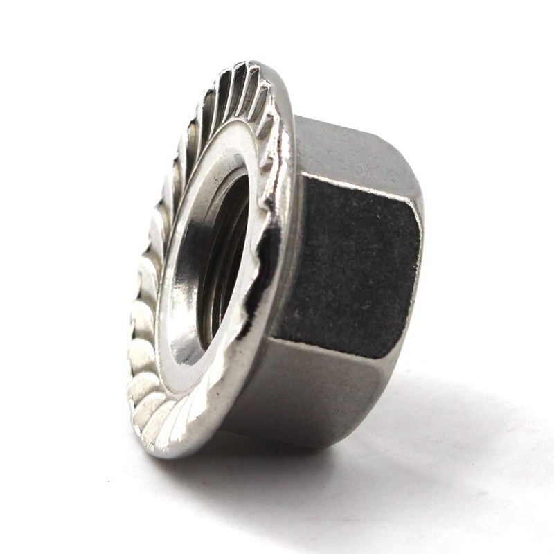 M5 Flange Nuts Stainless Steel 304 Nuts with Flange Pack