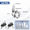 Dalephoric Pack of 2 Letterbox Lock, 16 mm, Locker Lock