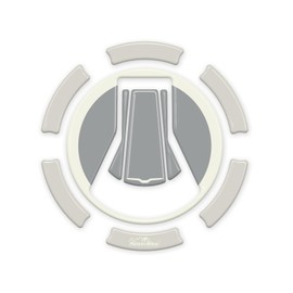 Resin Bike Motorcycle 3D Stickers Compatible with Moto Guzzi V100 Mandello 2023 Aviazione Navale. Tank Cap Protection from Impact and Scratches. Resin Stickers – Made in Italy