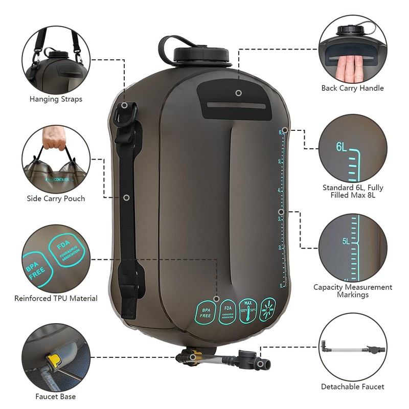 CyConncet Water Canister Foldable Blue