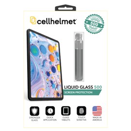 cellhelmet Liquid Glass 500 for Tablets | w/ $500 Screen Repair Guarantee | Universal for All Tablets | Scratch and Shatter Resistant Nano Protection | Seen on Shark Tank