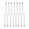 uxcell 15Pcs Stainless Steel Cocktail Toothpicks, 4.25 Inch Metal Cocktail