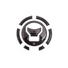H2C MKNAJ17600ZA GROM JC92 Fuel Lid Pad, Carbon Style, PVC