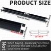 Peryiter 6 Pcs Front to Back Rails Lateral Drawer Hanging