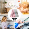 4Pcs Bowknot Hanging Hand Dry Towels, Microfiber Coral Velvet Hand