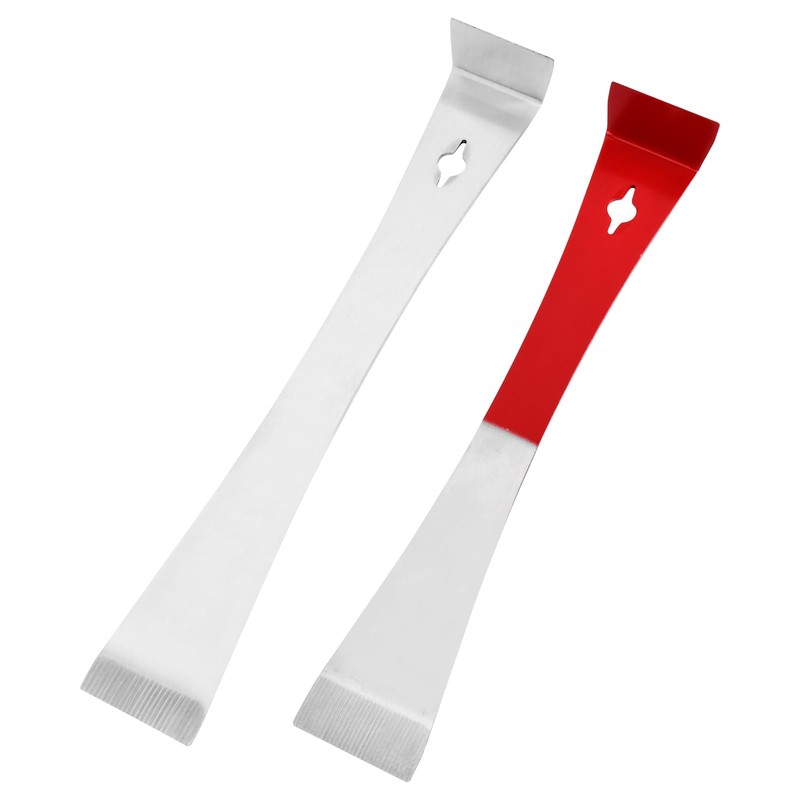 Hogurin 2pcs Flat Pry Bar, Stainless Steel Pry Bar Scraper