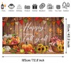 Fall Thanksgiving Party Decorations, Fall Thanksgiving Farmhouse Photography Backdrop Happy