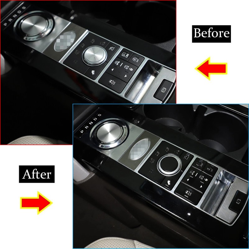 Unbranded Alloy Terrain Mode Button Decoration Stickers For Land Rover