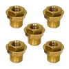 FloFlex 5 Pcs 1/8 Inch Bulkhead Connector 1/8" Female x