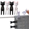 Norhogo 4pcs Cute Kitten Beach Towel Clips, Towel Clips, Clips