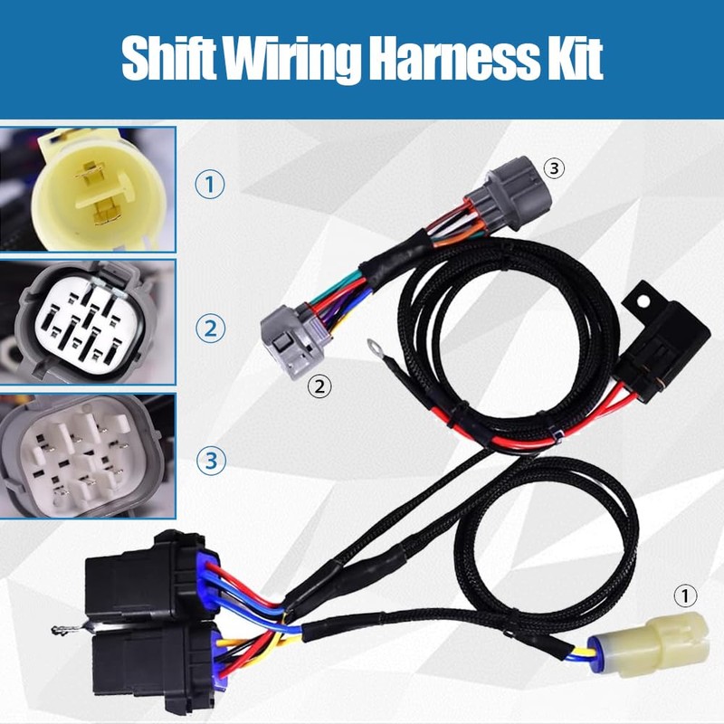 CULMKARI- Shift Wiring Harness Kit Fits for 2000 2006 Honda