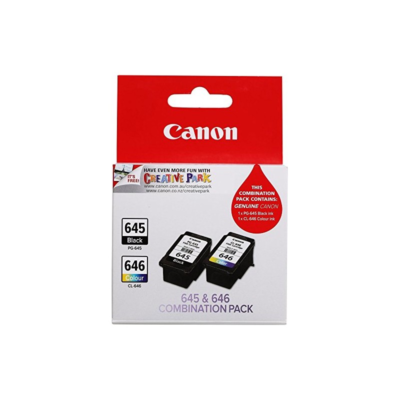 Canon PG645CL646CP Combo Pack (1 x PG645 & 1 x