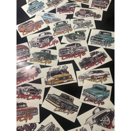 EGL Graphics Lowlife Semi Tractor Trailer Decal Sticker Low Life Truck peterbuilt 379 Airride