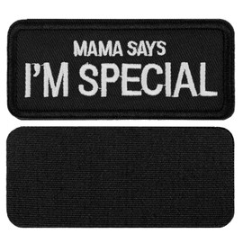 NAFJYR 2 Pcs Dog Vest Patches, Mama Says I'm Special Patch for Harness Funny